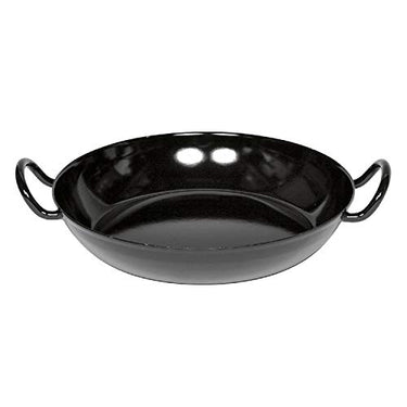 Riess, 0595-022, Schlemmerpfanne 16, CLASSIC - SCHWARZEMAILLE, Durchmesser 16 cm, Höhe 4.8 cm, Emaille, schwarz, Induktion im Sale